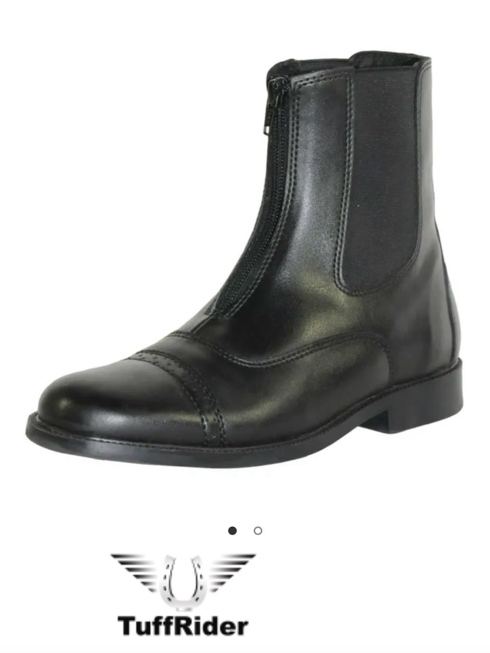 TuffRider Starter Ladies Zip Paddock Boots size 6.5 women’s